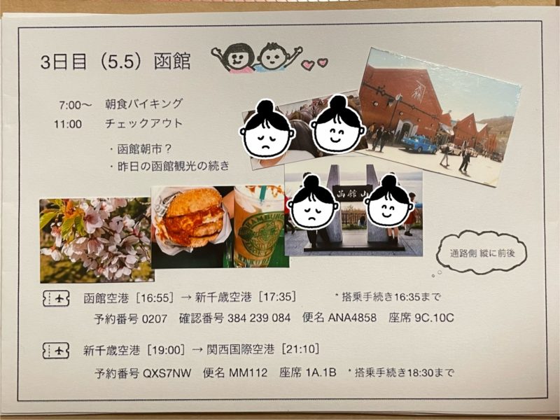 北海道 旅のしおり 9枚目